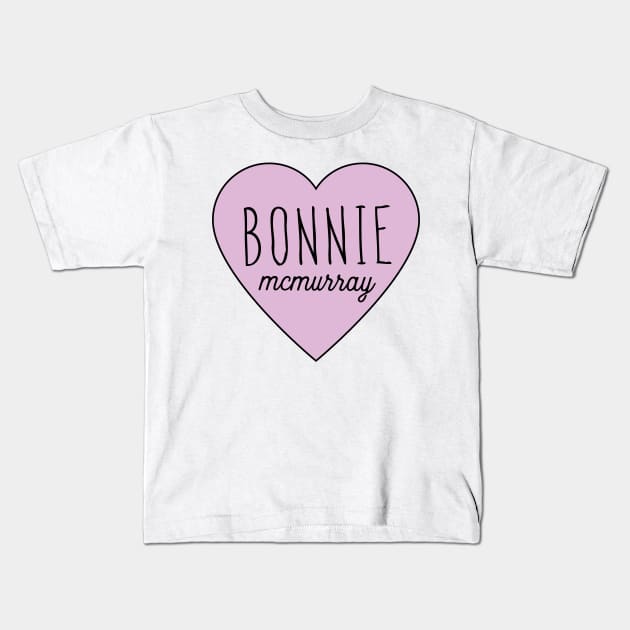 Letterkenny Bonnie McMurray Simple Heart Kids T-Shirt by PincGeneral